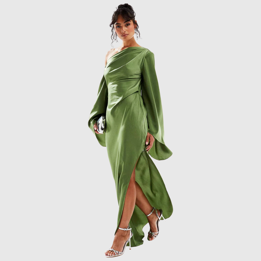ROSALINE | SATIN FLOW MAXI DRESS