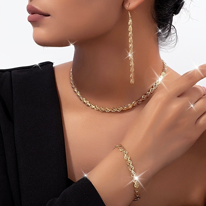 ELEGANT 3-PIECE JEWELRY SET