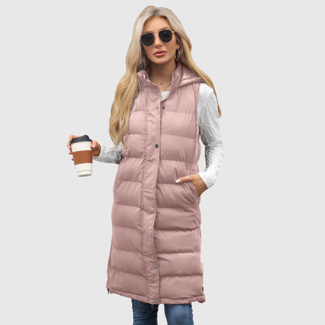 LIFIA | CASUAL SLEEVELESS HOODED VEST