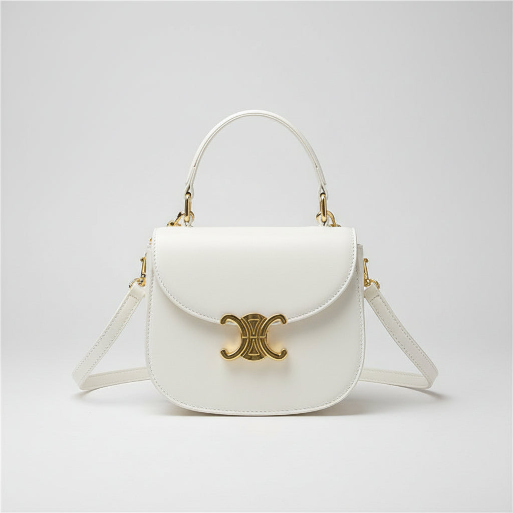 Mini Crossbody Bag with Gold-Tone