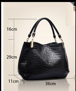 Lusso Milano - Crocodile Shoulder Bag