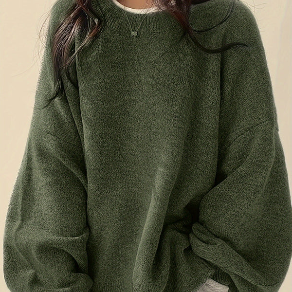 EVERLIGHT | SPLIT DETAIL CASUAL SWEATER