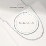 MINIMALIST SHIMMER NECKLACE & BRACELET SET