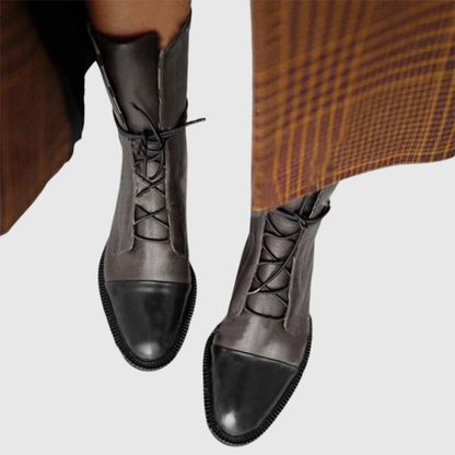 ELOWYN | CLASSIC LACE-UP BOOTS