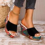 Leonie — Sculptural Mules with Flower Heel