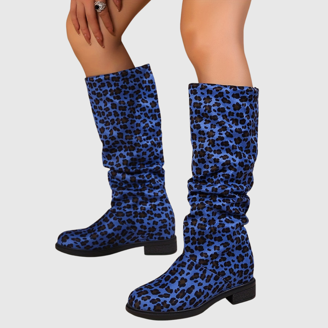 SELAH | LEOPARD MID-CALF BOOTS