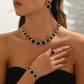 Gold with black details