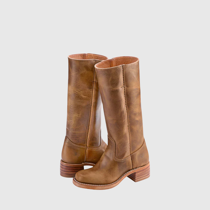 LERELIA | LEATHER KNEE-HIGH BOOTS