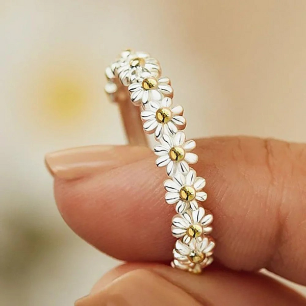 Florentina – Anello floreale in argento