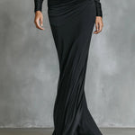 IMME | SATIN RUCHED MERMAID DRESS