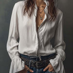 Erica | Long Vintage Velvet Jacket with Embroidery