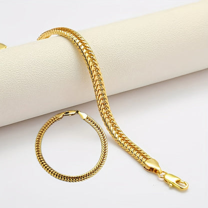 UNISEX FOX TAIL NECKLACE & BRACELET SET