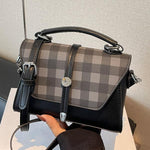 ALWINA™ - TRENDY CONTRAST STITCHING SHOULDER BAG