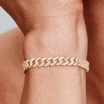 Mathew - Cuban bracelet with moissanite