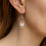 Christa – Vintage Gold and Silver Earrings