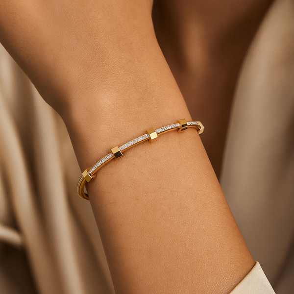 Miriam | Elegant light gold bracelet
