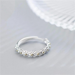 Florentina – Anello floreale in argento
