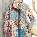 MILLICENT | RETRO BLOSSOM QUILTED JACKET