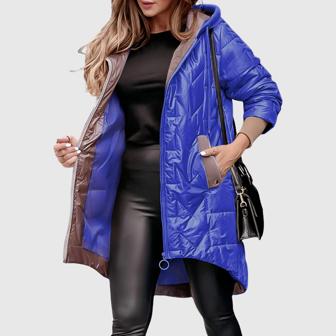 ELEANOR | QUILTED HOODED COAT