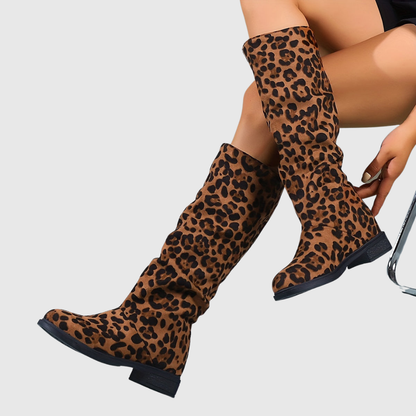 SELAH | LEOPARD MID-CALF BOOTS