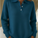 HAYDEN | SOFT KNIT POLO SWEATER