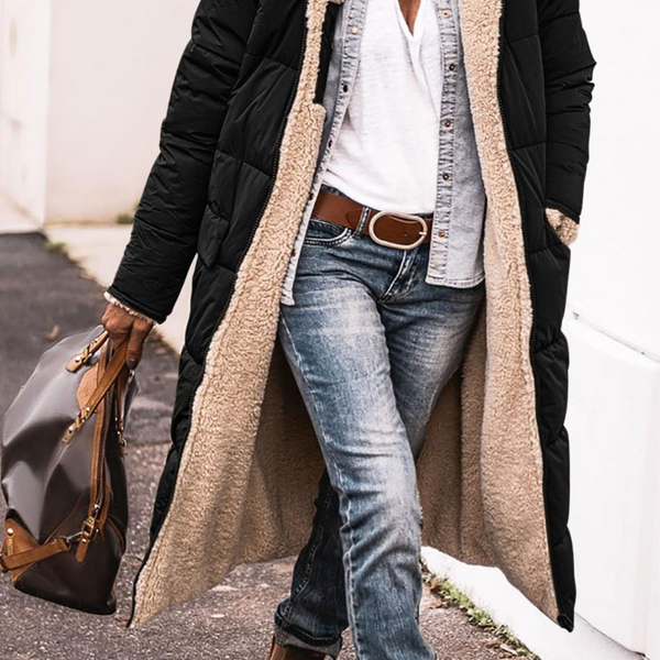 CELIA | REVERSIBLE WOOL-BLEND COAT