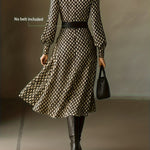 ZARA LIZZY | VINTAGE RHOMBUS PRINT DRESS