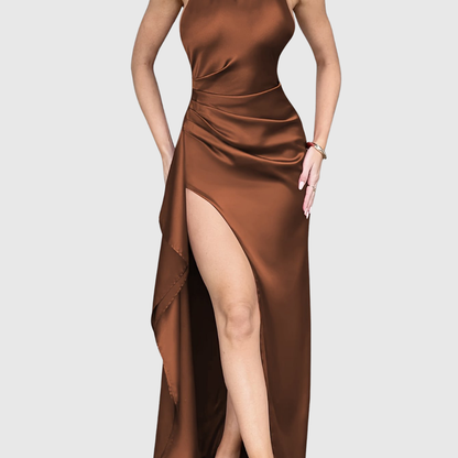 TAHLIA | ELEGANT SATIN EVENING DRESS