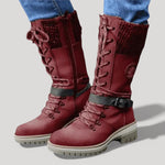 IRIS – WINTER LACE-UP BOOTS