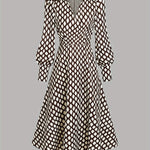 ZARA LIZZY | VINTAGE RHOMBUS PRINT DRESS