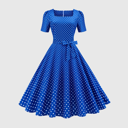 BEATRIX | POLKA DOT BOW DRESS