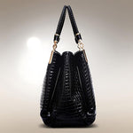 Lusso Milano - Crocodile Shoulder Bag
