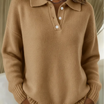 HAYDEN | SOFT KNIT POLO SWEATER