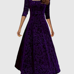 VESPERA | GRACEFUL FLORAL MIDI DRESS