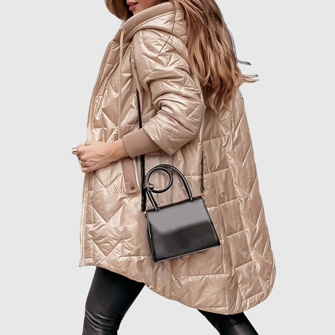 ELEANOR | QUILTED HOODED COAT