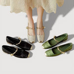 ESTELLE – ORTHOPEDIC MARY JANE LOW HEELS