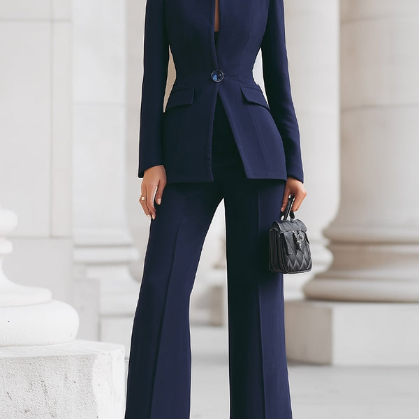 ADRIELLE | ELEGANT BLAZER & TROUSER SUIT SET
