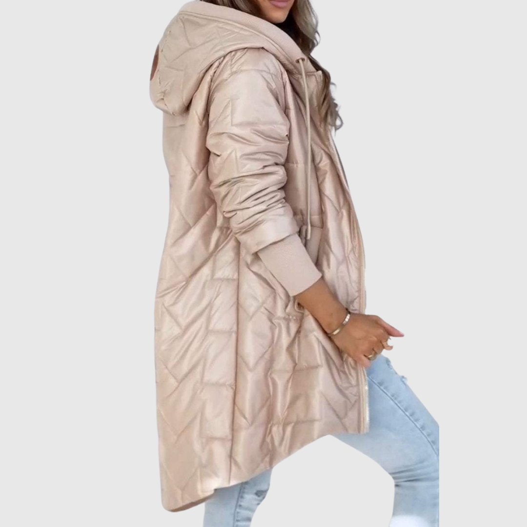 ELEANOR | QUILTED HOODED COAT
