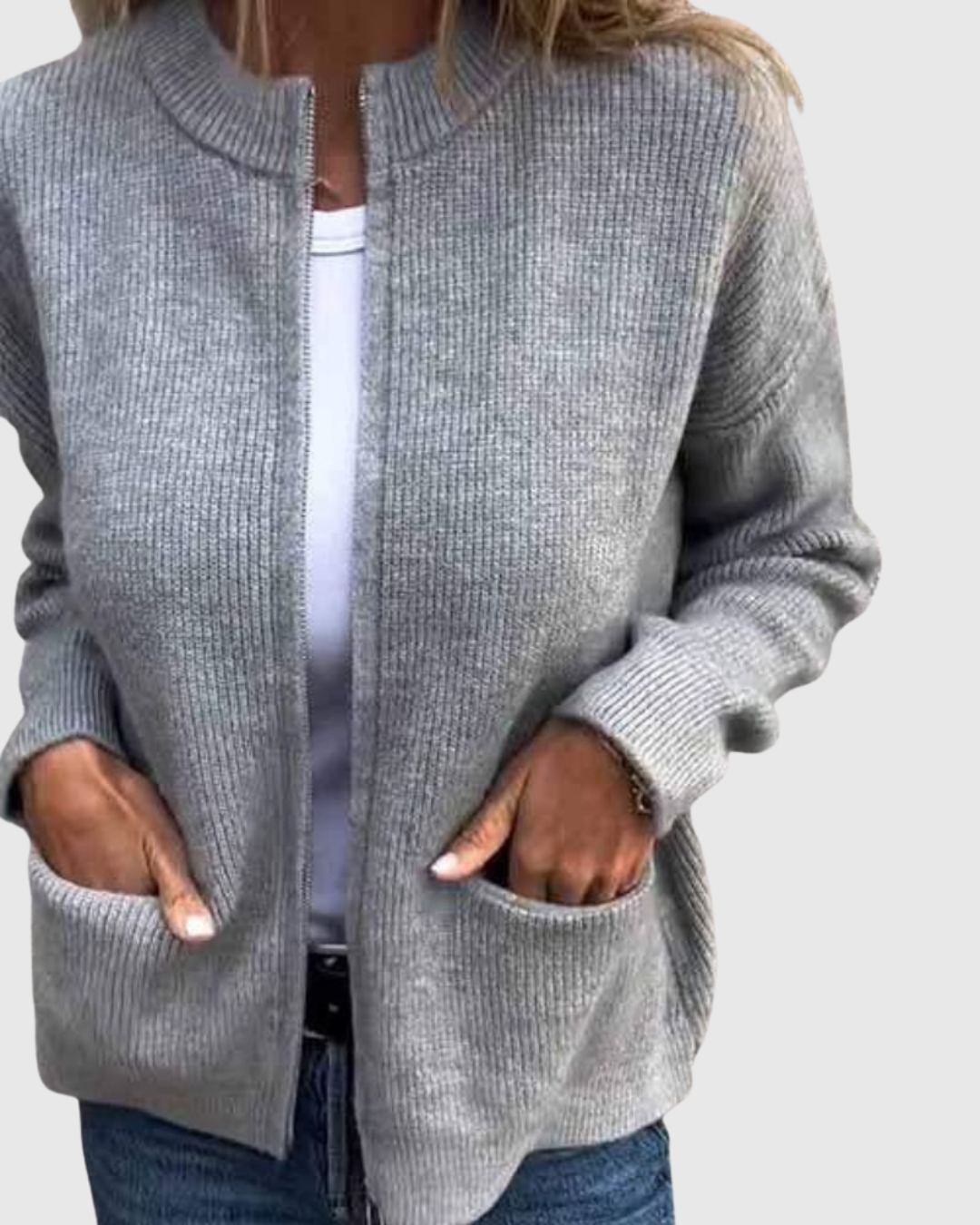 ALVERA | COTTON KNIT CARDIGAN