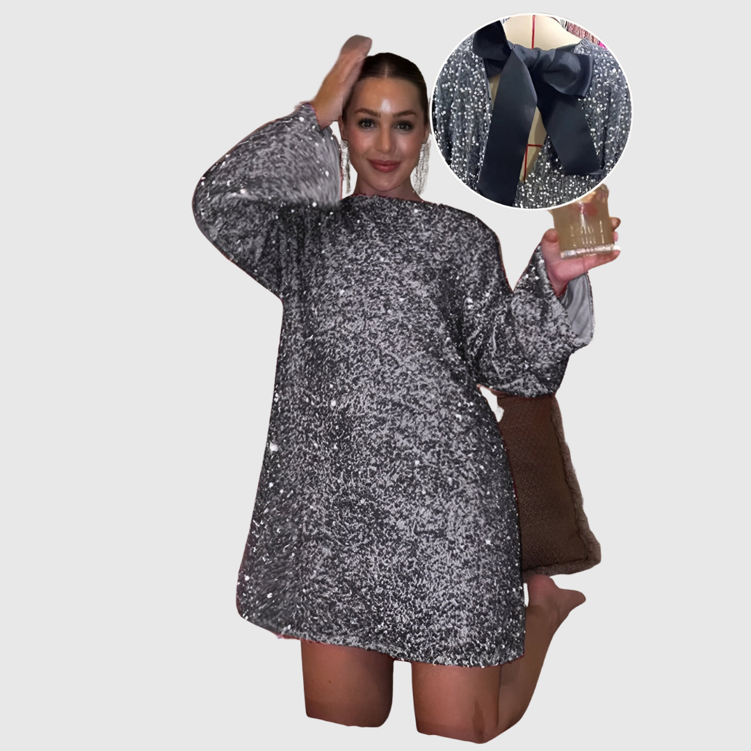 MARIBELLE | ELEGANT BOW-TIE DRESS