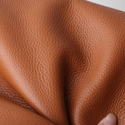 Valérie Dupré - Solid color simple genuine leather shoulder bag