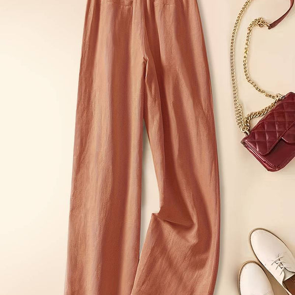 IMARA | WIDE-LEG DRAWSTRING TROUSERS