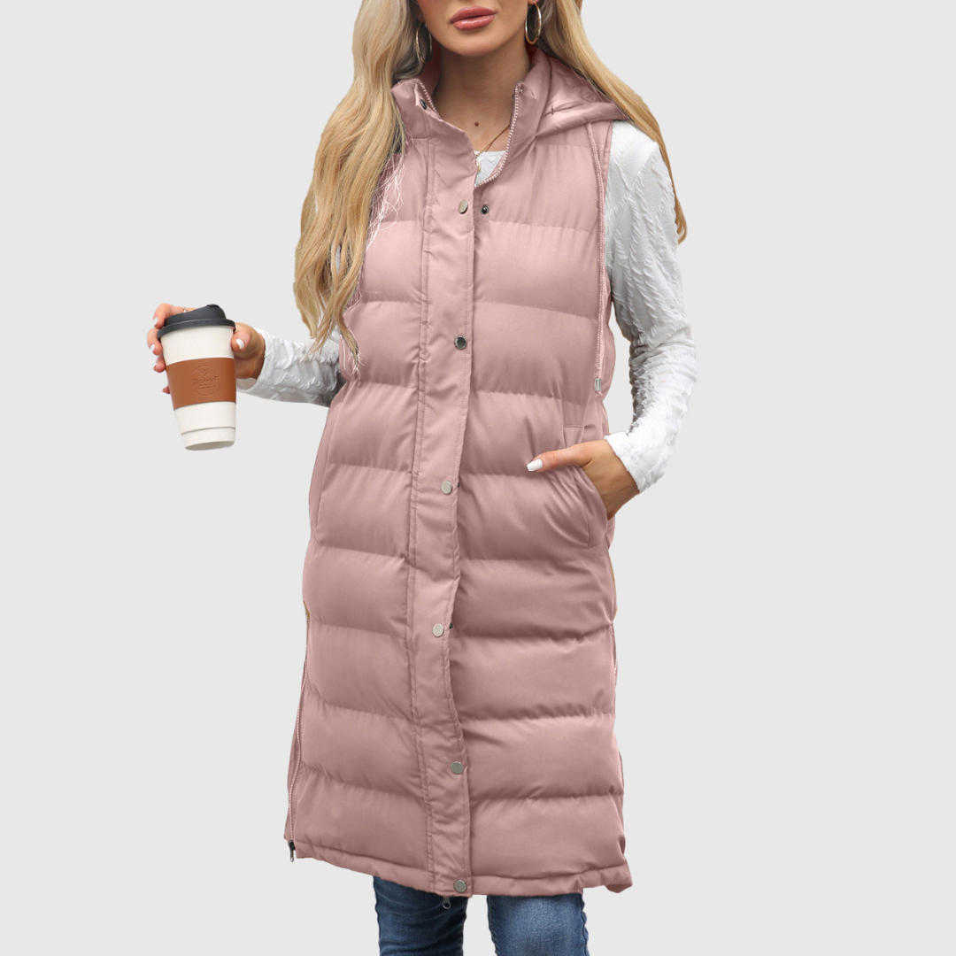 LIFIA | CASUAL SLEEVELESS HOODED VEST