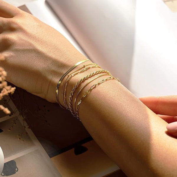 Isabella – Vernetta Bracelet Set | Gold