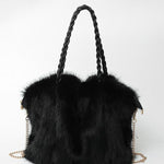 Charlotte - Versatile Plush Velvet Shoulder Tote Bag