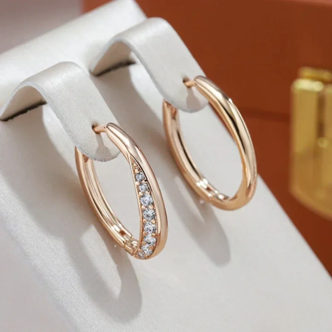 CLASSIC GOLDEN HOOP EARRINGS