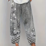 BRIELLE | BOTANICAL WIDE-LEG TROUSERS