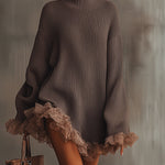 Nina | Ruffled Knit Dress