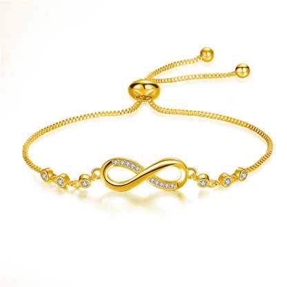 SILVER INFINITY SYMBOL BRACELET