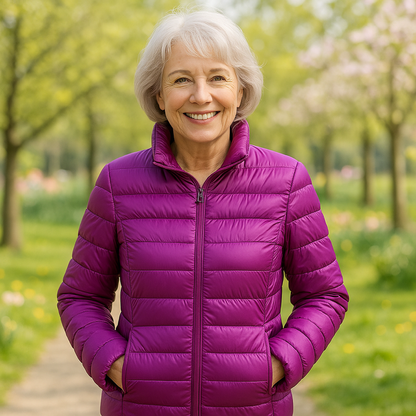 ULLA TRANSITIONAL PADDED JACKET | PURPLE